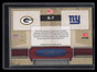 2008 Donruss Gridiron Gear Rivals Jerseys 7 Strahan Favre Dual Jersey 2/100