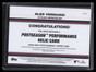 2022 Topps Postseason Performance Relics PPRAV Alex Verdugo Jersey 80/99