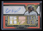 2022 Topps Triple Threads Autograph Amber Eloy Jimenez Bat Jersey Auto 16/18