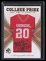 2010 SP Authentic College Pride Patch Autographs SI Billy Sims Patch Auto