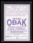2011 TRISTAR Obak Purple 38 Angelo Bertelli 1/1