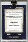 2022 Topps Star Wars Signature Series Blue AKL Ken Leung Auto 23/50 Adm Statura