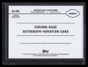 2024 Topps Chrome Autographs Green Geometric Refractor Donovan McNabb Auto 64/99