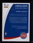 2020-21 Immaculate Collection Heralded Signatures 20 John Salley Auto 47/75