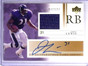 2001 Upper Deck Game Jersey Autographs Jamal Lewis Jersey Autograph #JLAJ