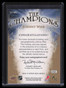 2009 -10 Upper Deck The Champions Autographs Gold CHWE Johnny Weir Auto