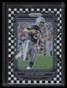 2022 Panini Prizm Prizms Black and White Checker Refractor 261 Steve Largent