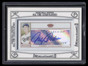 2010 Topps 206 Mini Framed American Caramel Autographs JP Johnny Podres Auto