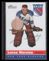 2000-01 Topps Heritage Arena Relics OSALW Lorne Gump Worsley Seat