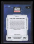 2024 Topps Chrome Star Wars Galaxy Aqua Refractor 49 Lost Jedi's Return 85/175