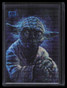 2024 Topps Chrome Star Wars Galaxy Aqua Sonar Refractor 92 Yoda 61/199