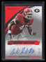 2015 Panini Georgia Autographs Silver 64 Justin Houston Auto 10/25