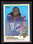 2013 Topps Chrome 1969 Autographs 4 Cordarrelle Patterson Rookie Auto