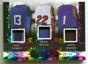 2024 Leaf ITG Used Memorabilia Trios Paul George Butler Booker Triple Jersey /40