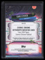 2024 Topps Cosmic Chrome Autographs Orange Refractor Cade Stover RC Auto 6/25