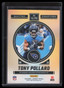 2025 Panini Luminance Shutter Signatures Gold 19 Tony Pollard Auto 8/15
