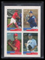 2004 Bazooka 4 on 1 Sticker 40 Stauffer Knott Hawksworth Yadier Molina RC 154543