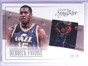 2013-14 Panini Signatures Film Onyx Derrick Favors #D19/20 #79