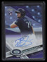 2017 Topps Chrome Autographs Purple Refractor Dan Vogelbach Rookie Auto 101/250