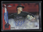 2020 Topps Chrome Autographs Orange Refractor Jordan Yamamoto Rookie Auto 7/25