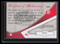 2004 Leaf Certified Fabric of the Game Autograph 48 George Foster Jersey Auto /5