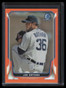 2014 Bowman Chrome Orange Refractor 186 Joe Nathan 12/25