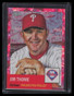 2022 Topps Chrome Platinum Toile Cream Fuchsia Atomic Refractor Jim Thome 58/100