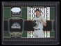 2004 Leaf Certified Cuts Marble Emerald 278 Justin Hampson ROO Rookie 2/5