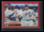2012 Topps Chrome Red Refractor 54 Ike Davis 13/25