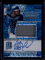 2019 Panini Spectra Neon Blue 149 Fernando Tatis Jr. Rookie Jersey Auto 61/99