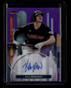 2025 Finest Autographs Purple Refractor FAKM Kyle Manzardo Auto 118/125