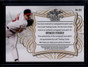 2021 Leaf Trinity Autographs Red Spencer Strider RC Logo Tag Patch Auto 28/50