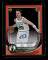 2025-26 Bowman Rookie Veteran Autographs Orange Border Max Shulga RC Auto 11/25