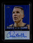 2012-13 Leaf Metal Faces of the Game Holo Blue fcgm1 Chris Mullin Auto 10/25
