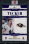 2023 Panini Plates and Patches Historical Hallmarks 14 Justin Tucker Auto 76/149