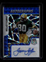2022 Panini Mosaic Autographs Mosaic Blue 28 James Lofton Auto 27/49