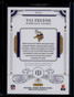 2025 Panini National Treasures Rookie Material 45 Tai Felton RC Dual Patch 16/25