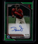 2024 Bowman Chrome Mega Box Autographs Green Refractor Druw Jones RC Auto 16/99