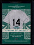 2025 Leaf Lumber Game Used Lumber Dark Blue gl5 Andres Galarraga Bat 2/20