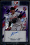 2025 Topps Pristine Autographs Purple Refractor Zebby Matthews RC Auto 48/99