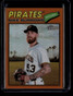 2026 Topps Heritage Chrome Orange Refractor 96 Mike Burrows 21/25