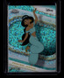 2025 Topps Chrome Disney Aqua Mini-Diamond Refractor 185 Princess Jasmine 11/199