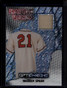 2025 Leaf Optichrome Battle Worn Silver Shimmer bwws1 Warren Spahn Jersey 5/5