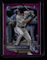 2025 Bowman Chrome Draft Fuchsia Reptillian Refractor Sean Gamble RC 187/199