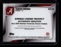 2025 Bowman Chrome University Autographs BCAZB Zabien Brown Rookie Auto