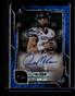 2025 Bowman Chrome Blue Mini Diamond Refractor BCAOM Owen McCown RC Auto 23/150