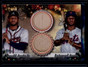 2025 Topps Holiday Dual Relics DPRAA Luisangel Ronald Acuna Dual Bat 24/99