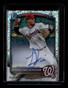 2025 Bowman Chrome Autographs Speckle Refractor Luke Dickerson RC Auto 96/299