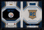 2022 Panini Playbook Platinum 201 Kenny Pickett Rookie Patch Auto Booklet 15/49