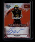 2025 Bowman's Best U of '25 Autographs Orange Refractor Koi Perich RC Auto 7/25
